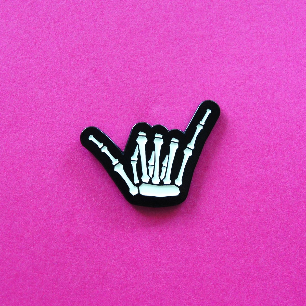 Shaka Enamel Glow Pin