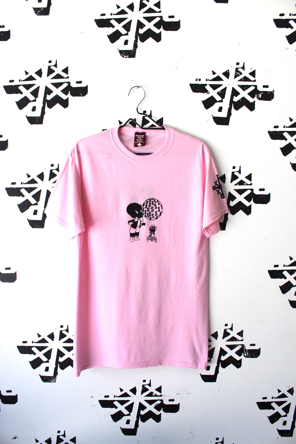 blow up tee in pink