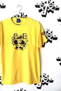 Image of move something tee in yellow 