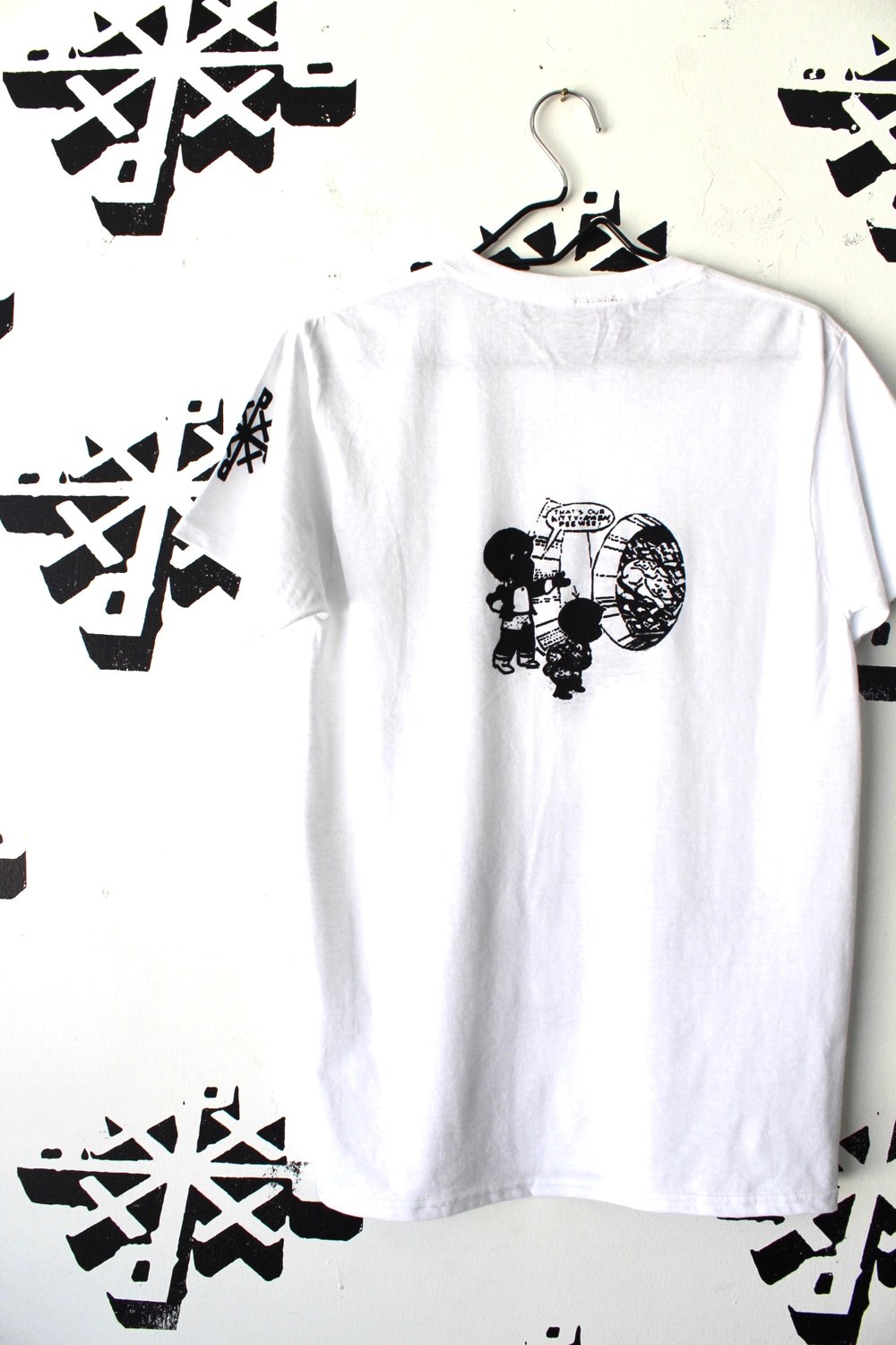 share it tee in white 