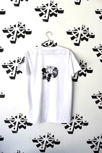 Image of share it tee in white 