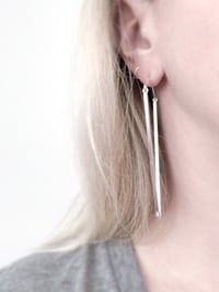 Image 3 of Widow’s Peak Earrings - Large
