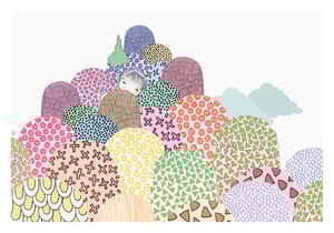 Image of Girl Behind Mountain (Featured in RealLiving Mag Nov 2010)