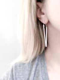 Image 3 of Widow’s Peak Earrings - Small
