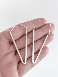 Image 4 of Widow’s Peak Earrings - Small
