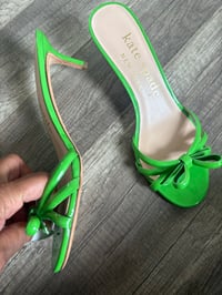 Image 2 of kate spade green kitten heel