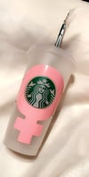 Feminine Starbucks reusable cup