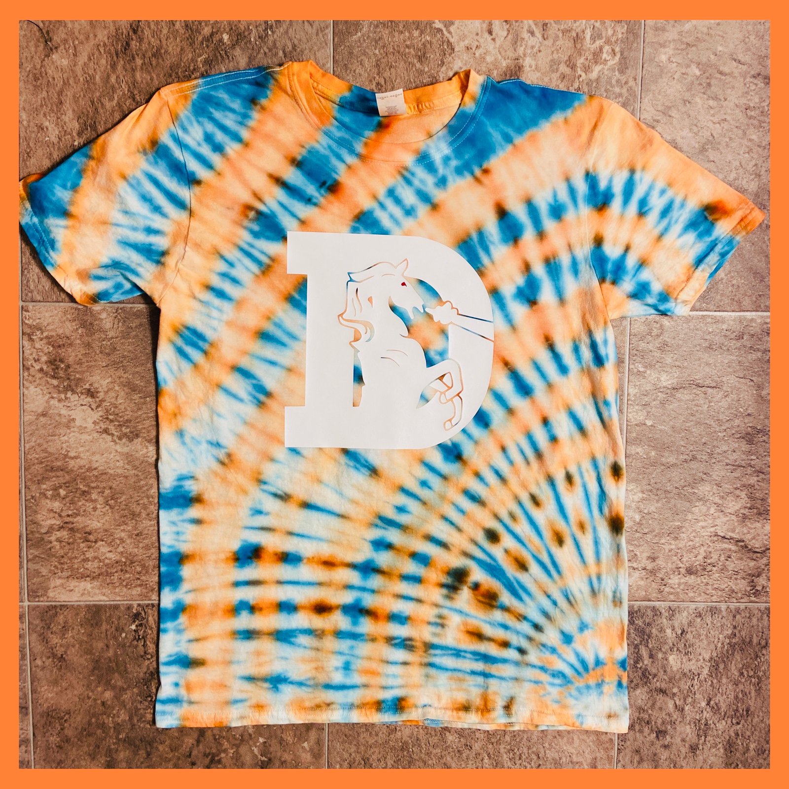denver broncos tie dye shirt