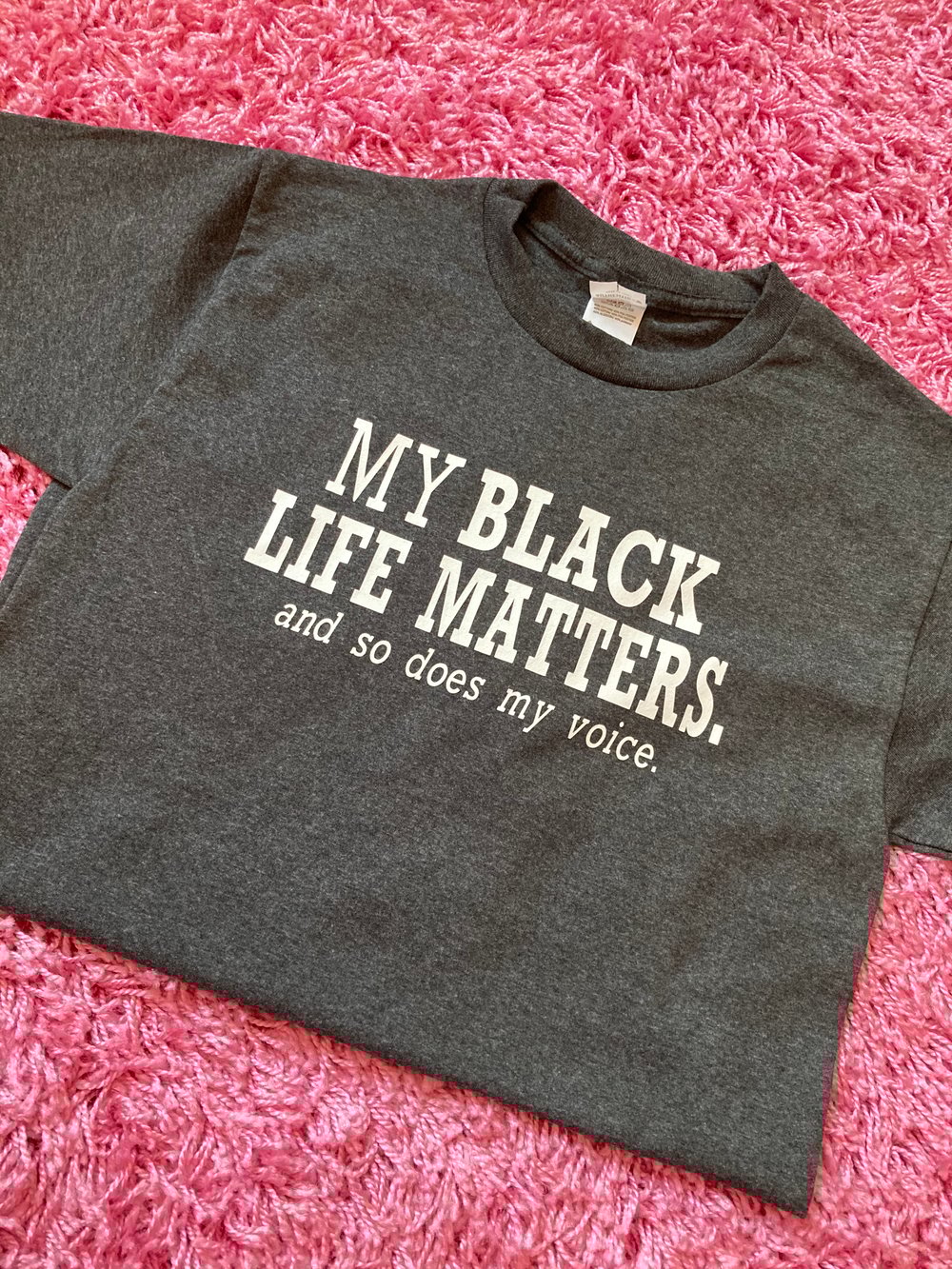MY BLACK LIFE MATTERS AND SO DOES MY VOICE