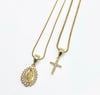 THIN DOUBLE CHAIN NECKLACE