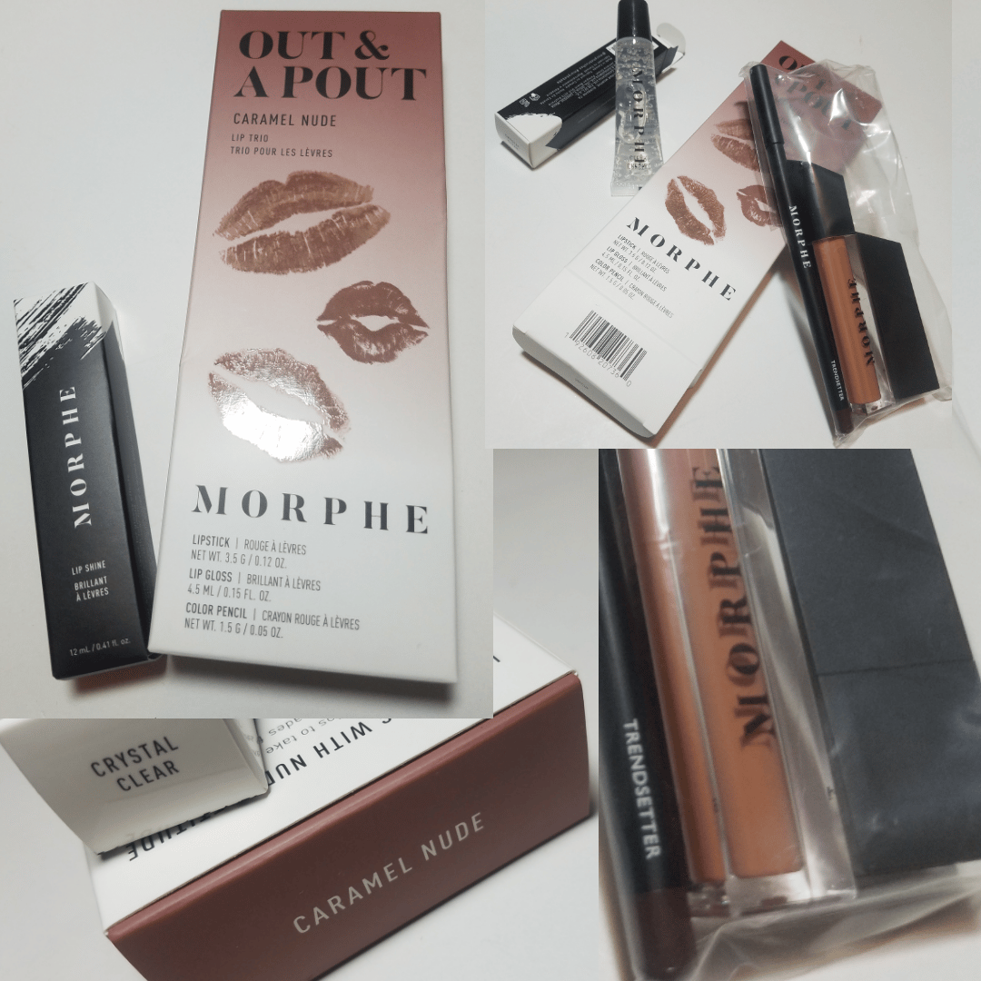 Image of Out & A Pout Caramel Nude Morphe Lip Bundle  