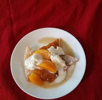 Peach Cobbler Nachos