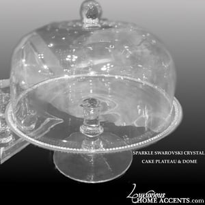 Image of Sparkle Swarovski Crystal Cake Platter & Dome