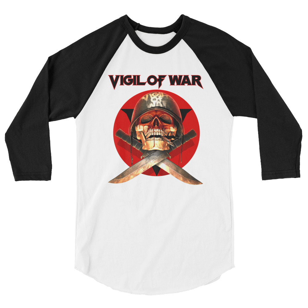 Image of WARRIOR 3/4 Sleeve Baseball Tee (FREE USA SHIPPING)