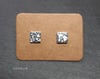 Square stud earrings