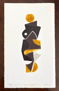 Image 2 of Jeremy Annear Limited Edition Silk Screen Print 'Acrobat' 29cm x 17cm (unframed) 