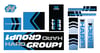 Haro Group 1 Decal set (Blue)