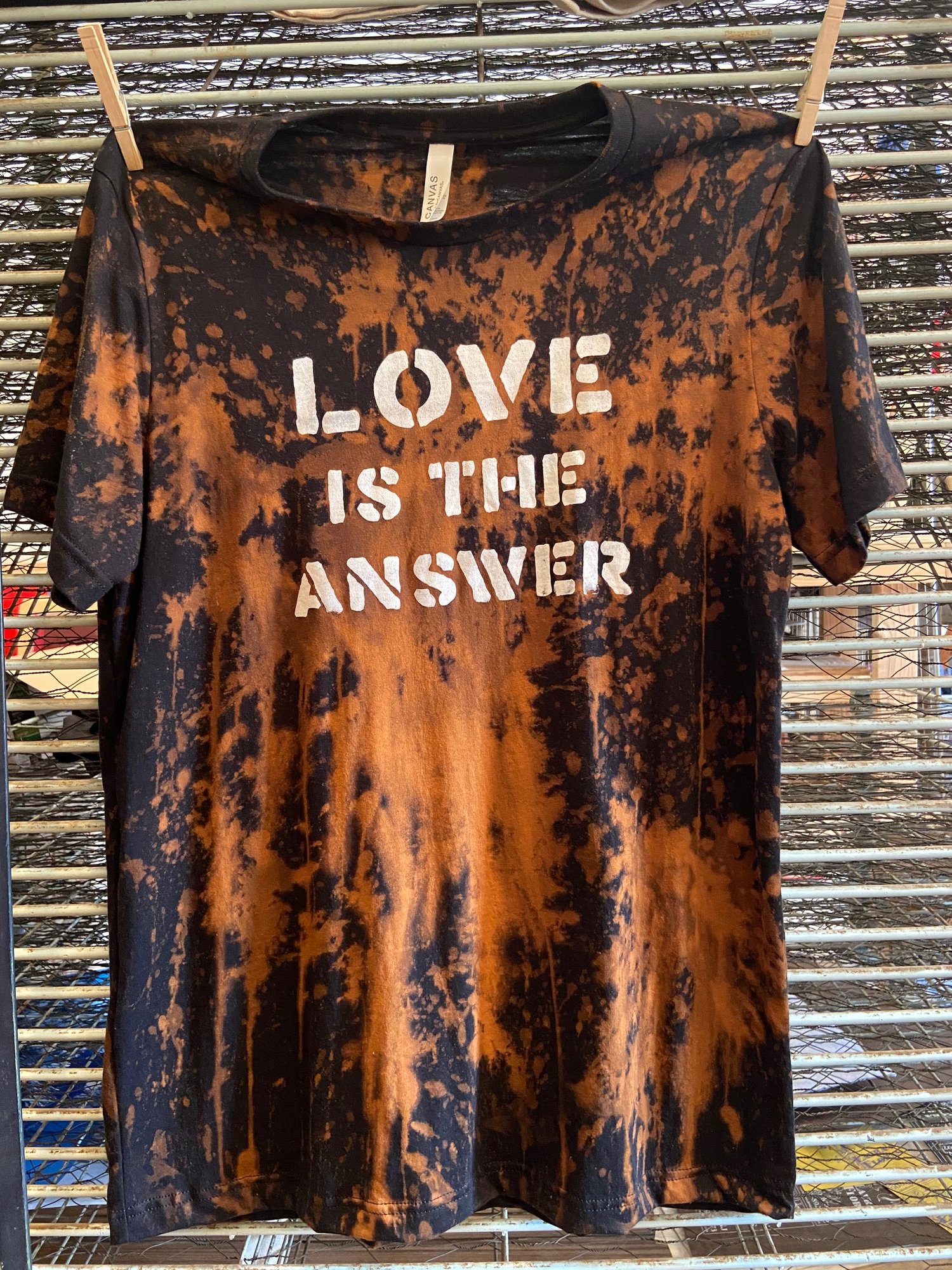 LOVE IS THE ANSWER Bleached out!
