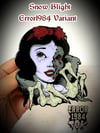 Snow Blight 4" Pin Error1984 X T.O.K collaboration