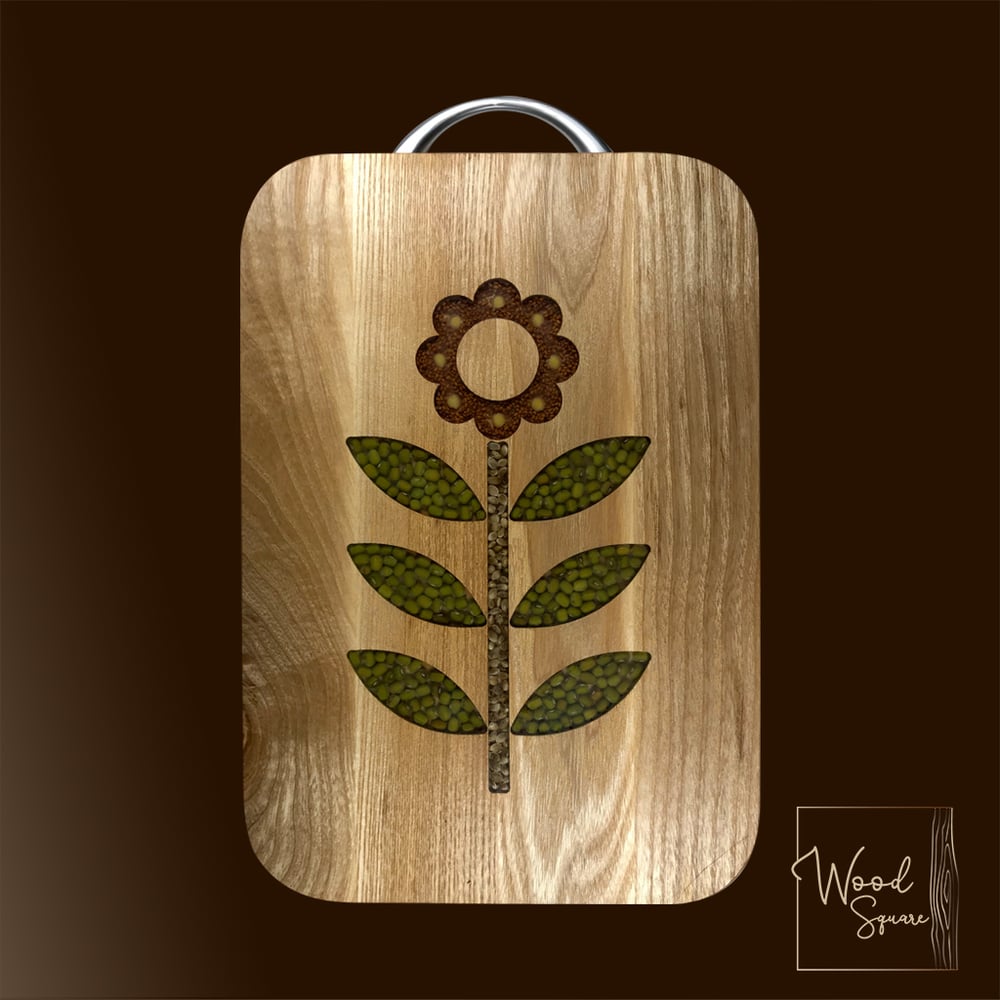 Image of Flower Chopping board 