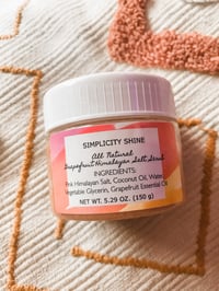 all natural grapefruit himalayan salt scrub