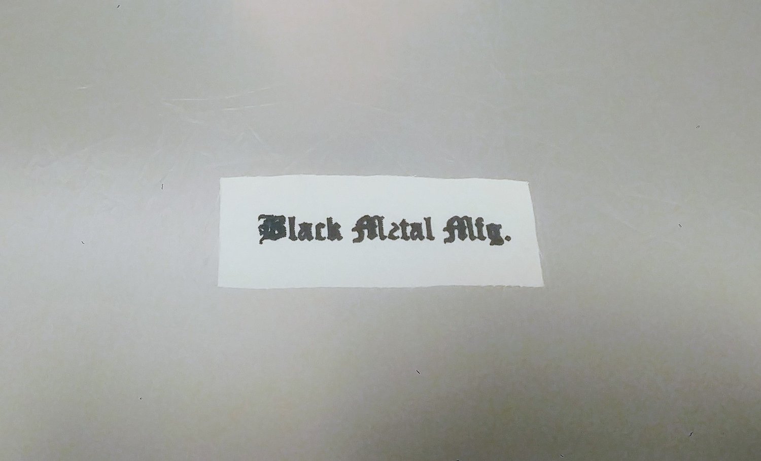 Image of Fabric Patch - Black Metal Mfg.