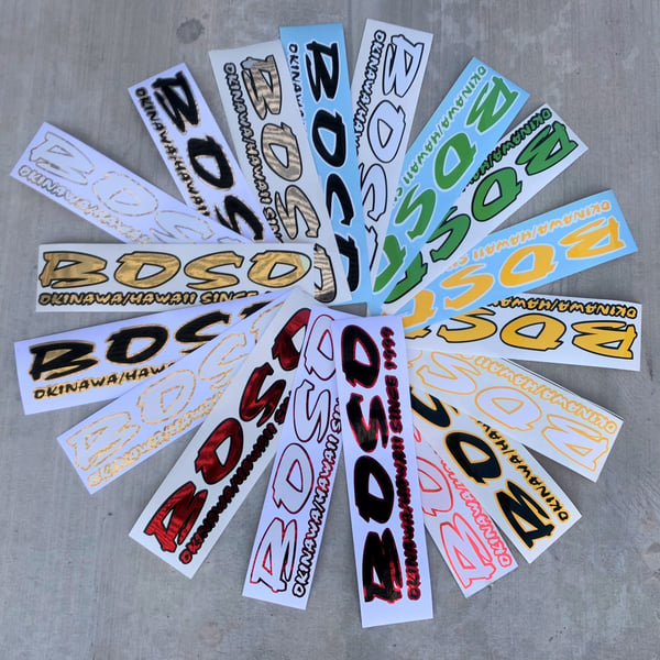 Image of Double Layer BOSO Decal