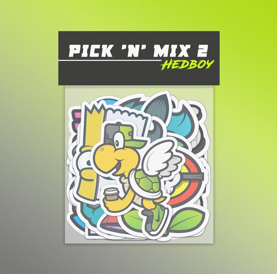 Image of PICK 'N' MIX #2 STICKER PACK!