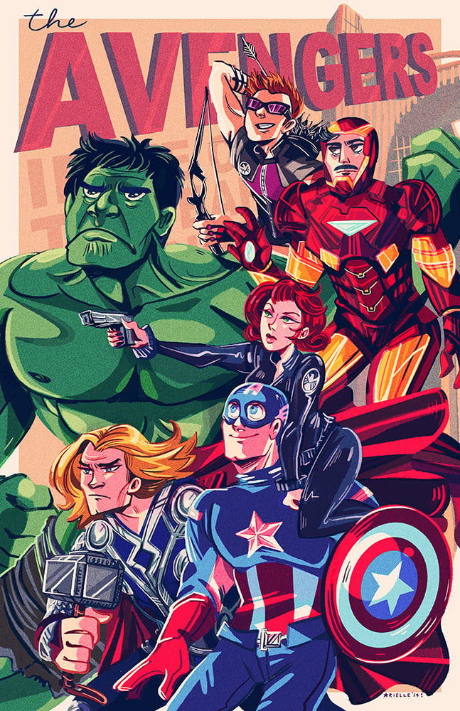 Image of Avengers Print