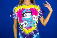 Image 1 of Betty Boop - Betty Boop Clown Tie Dye Shirt