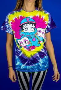 Image 2 of Betty Boop - Betty Boop Clown Tie Dye Shirt