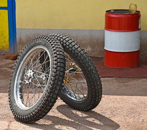 Image of Vintage Rear Speedway Wheels