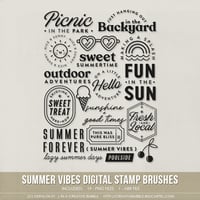 Summer Vibes Stamp Brushes (Digital)
