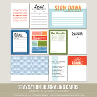 Image 1 of Staycation Journaling Cards (Digital)