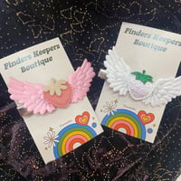 Handmade strawberry clips 