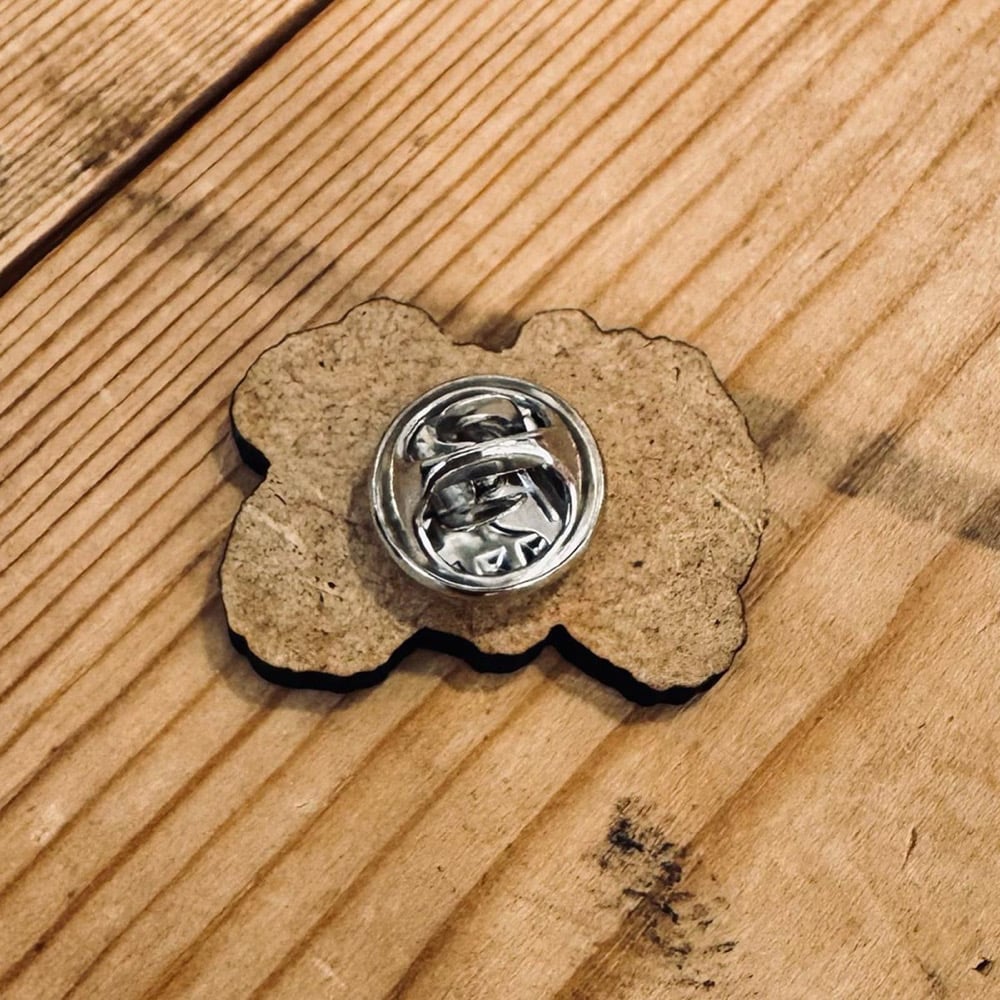 Image of Wooden Logo Pin