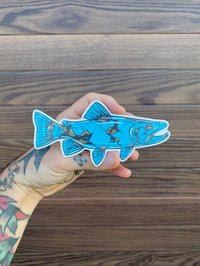 Image 2 of Turquoise Trout Sticker