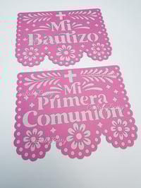 PRIMERA COMUNIÓN PAPEL PICADO  BUNDEL / ARCHIVO DIGITAL 
