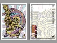 Image 3 of Psychedelic Skull/dagger (limited to 50) trading card 