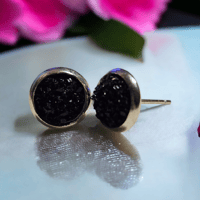Image 2 of Druzy Stud Earrings