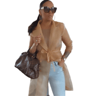 Image 1 of 'All Seasons'  Sheer Mesh Trench