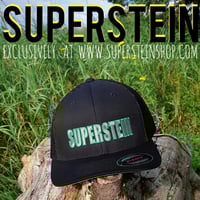 Image 1 of SUPERSTEIN EMBROIDERED MESH FLEX FIT HAT ONE SIZE FITS ALL. 