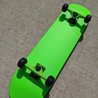 Image 2 of Neon Green 7.5” Complete Skateboard