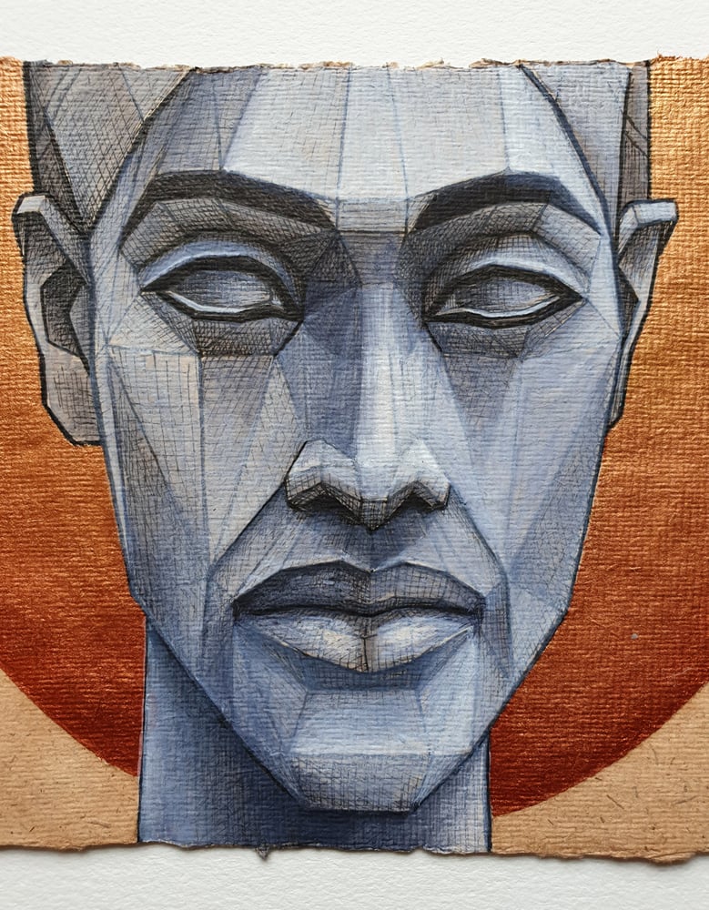 Image of "Akhenaten" watercolour study