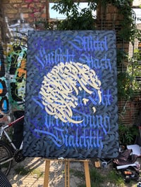 Calligraphy on Canvas