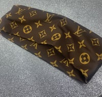 Brown LV Headband