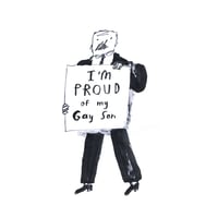 Image 5 of I'm Proud of my Gay Son Print