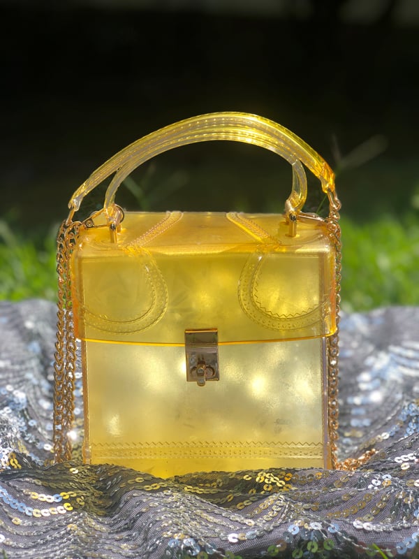 Image of “The Box” Lengthy Lady Bag (LEMON🍋)