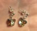 Image of Swarovski butterfly stud earrings 