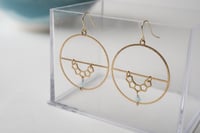 Image 4 of Brass Court Earrings